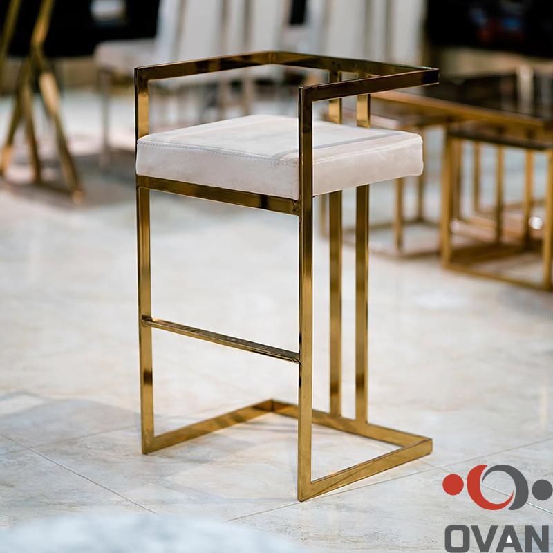 صندلی کانتر گلوریا طلائی