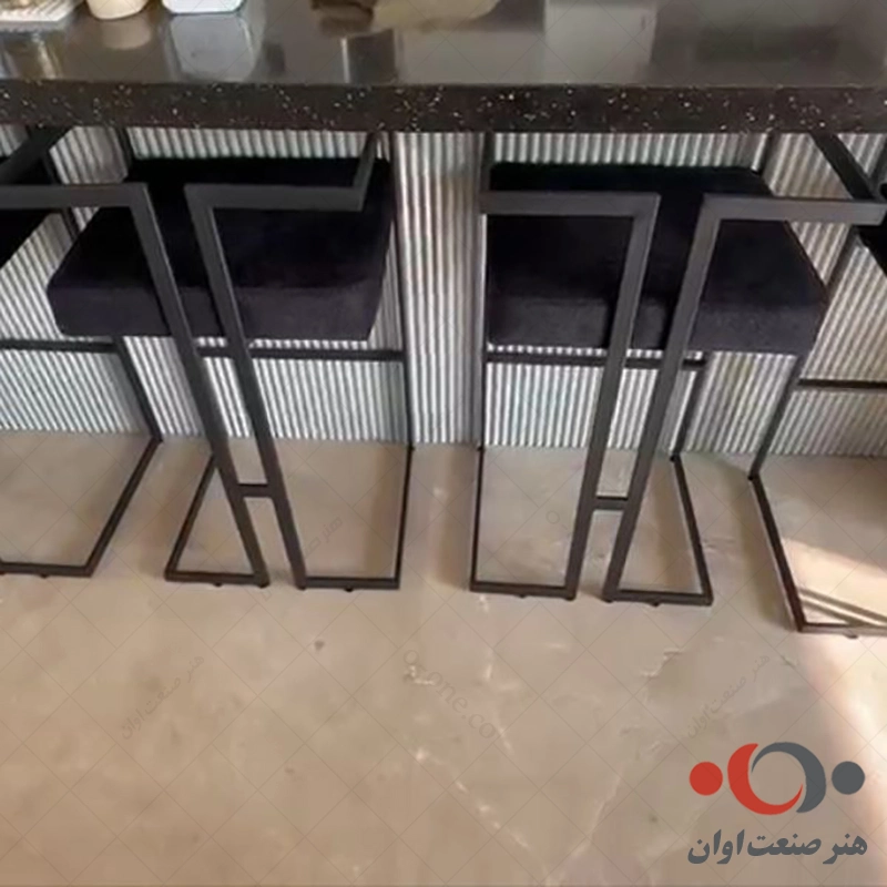 صندلی اپن گلوریا بدنه مشکی