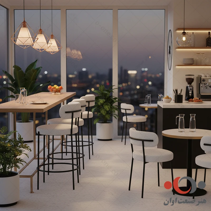 صندلی کانتر رستورانی تیدا