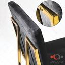 صندلی ملینا بدنه طلائی